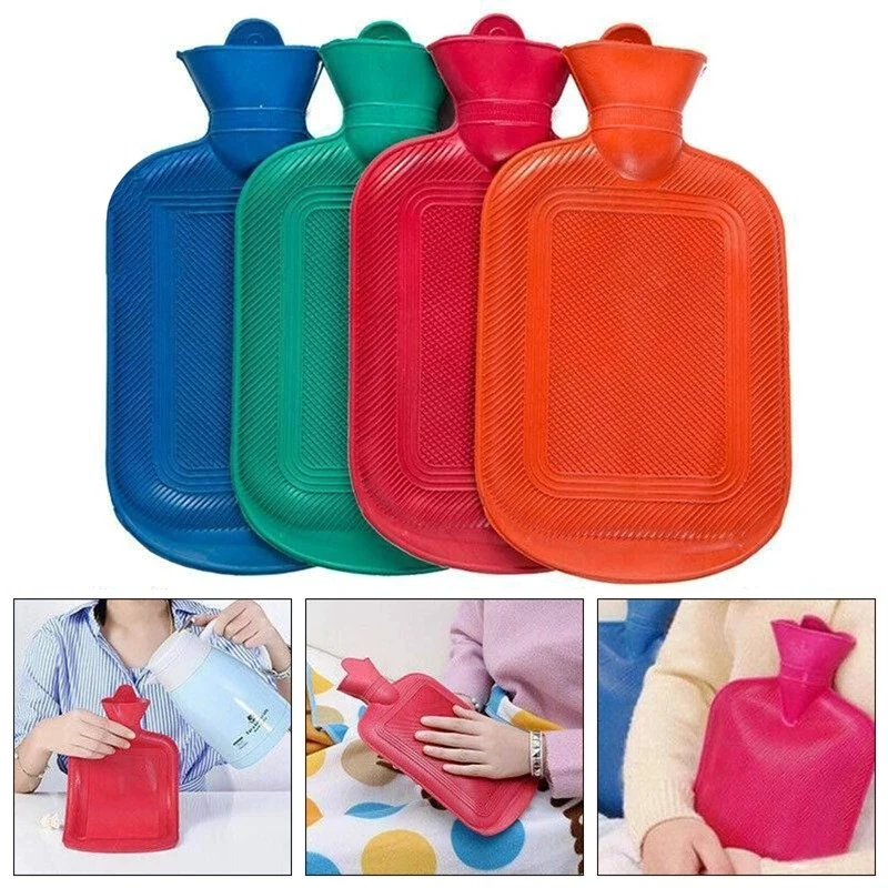 

1PC 500ml Water Injection Rubber Hot Water Bottle Thick Hot Water Bottle Winter Warm Water Bag Hand Feet Warmer Water Bottle