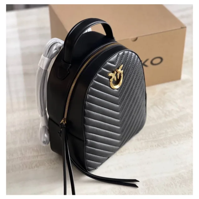Pinko backpack women's pinko leather brand luxury design