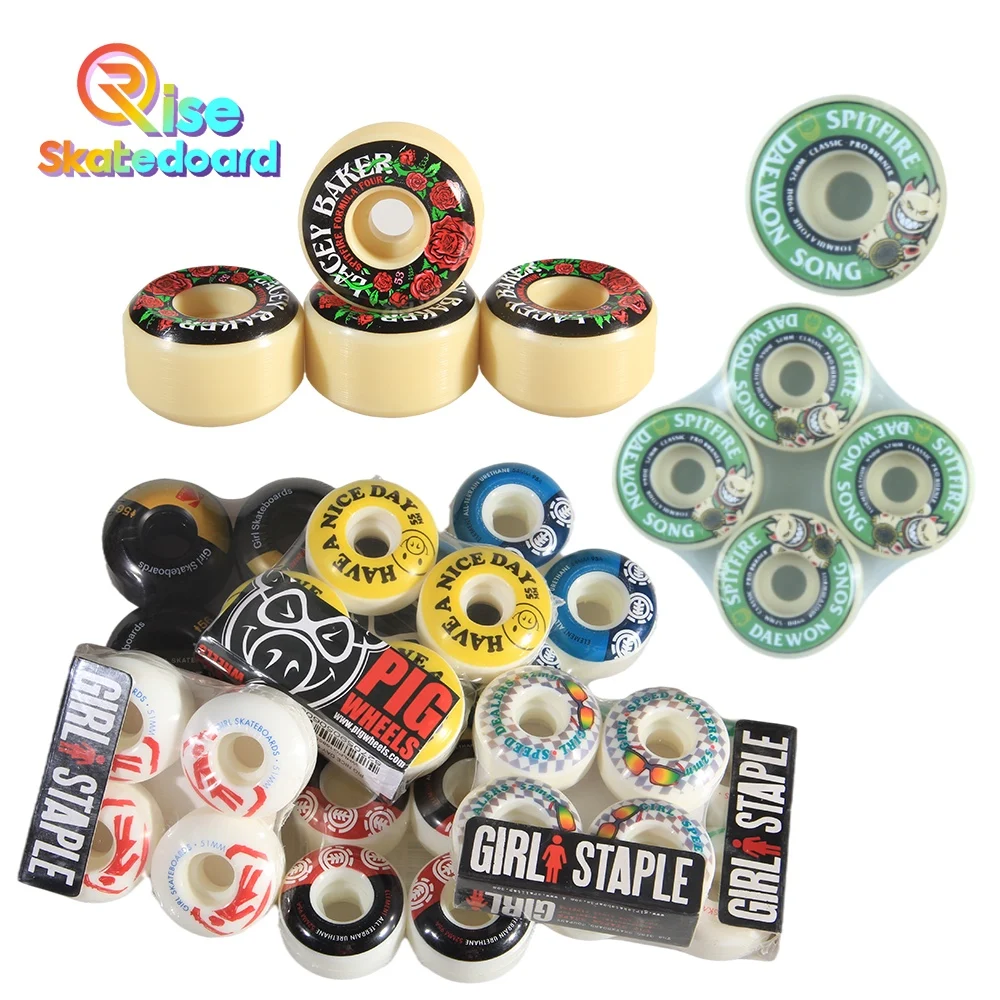 

Original Spitfire F4 Wheels Professional Action Skateboard Wheel With High Hardness And Elasticity101DU53MM 4pcs/Set