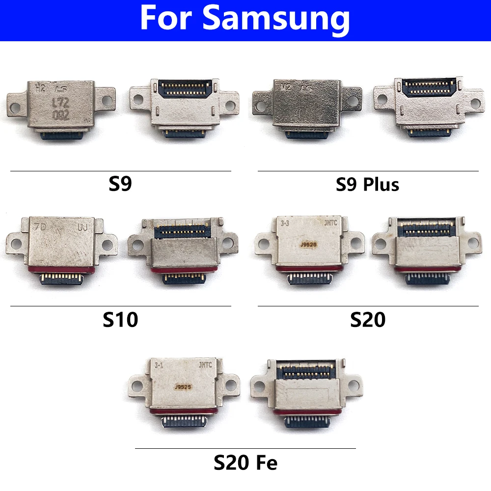 1 Pcs USB Charging Connector Port For Samsung S22 S21 Plus S20 Ultra S10 S8 S9 S7 edge Replacement Parts
