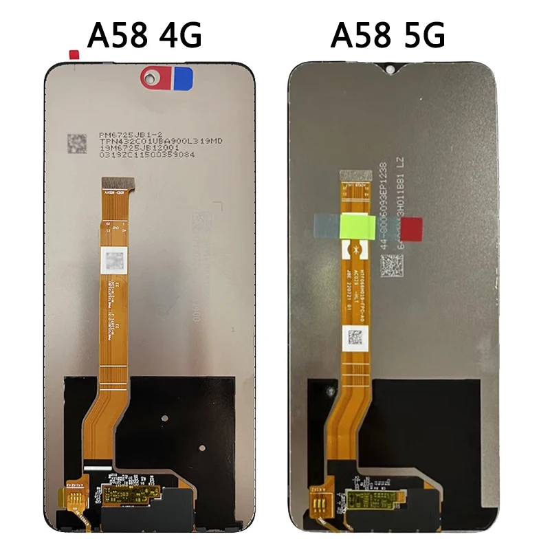 Тест A58 экран для Oppo 4G/5G LCD CPH2577 дисплея + сенсорная панель дигитайзер Запасные