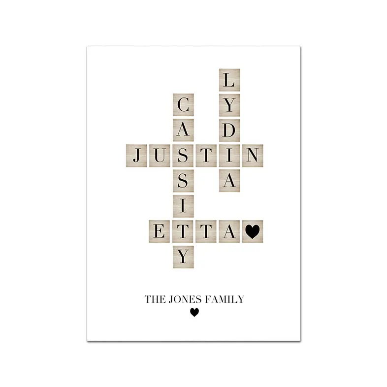 Печать на холсте ICANVAS  семейный портрет