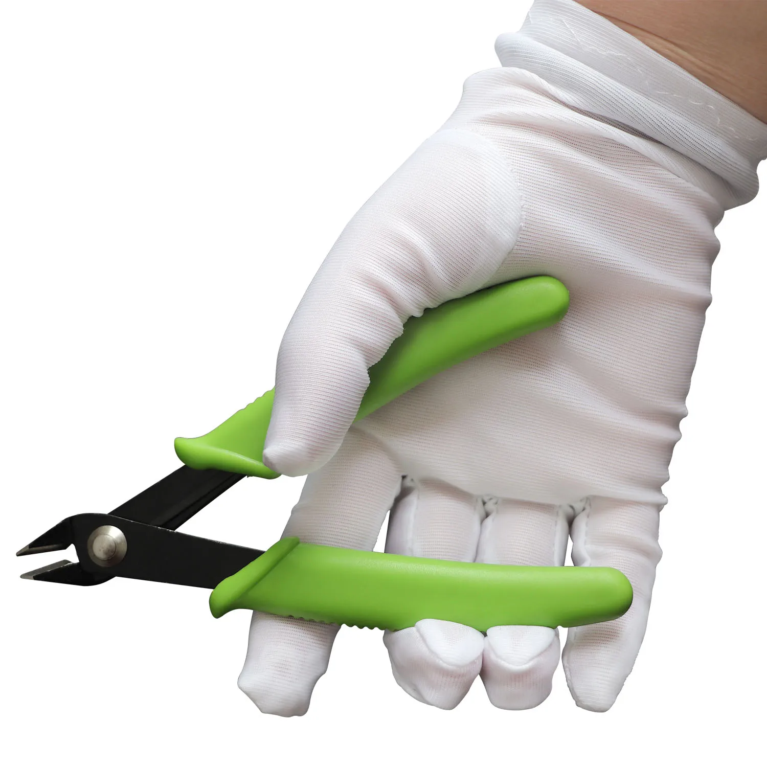 Белые мягкие хлопчатобумажные перчатки церемониальные утолщенные с эластичной