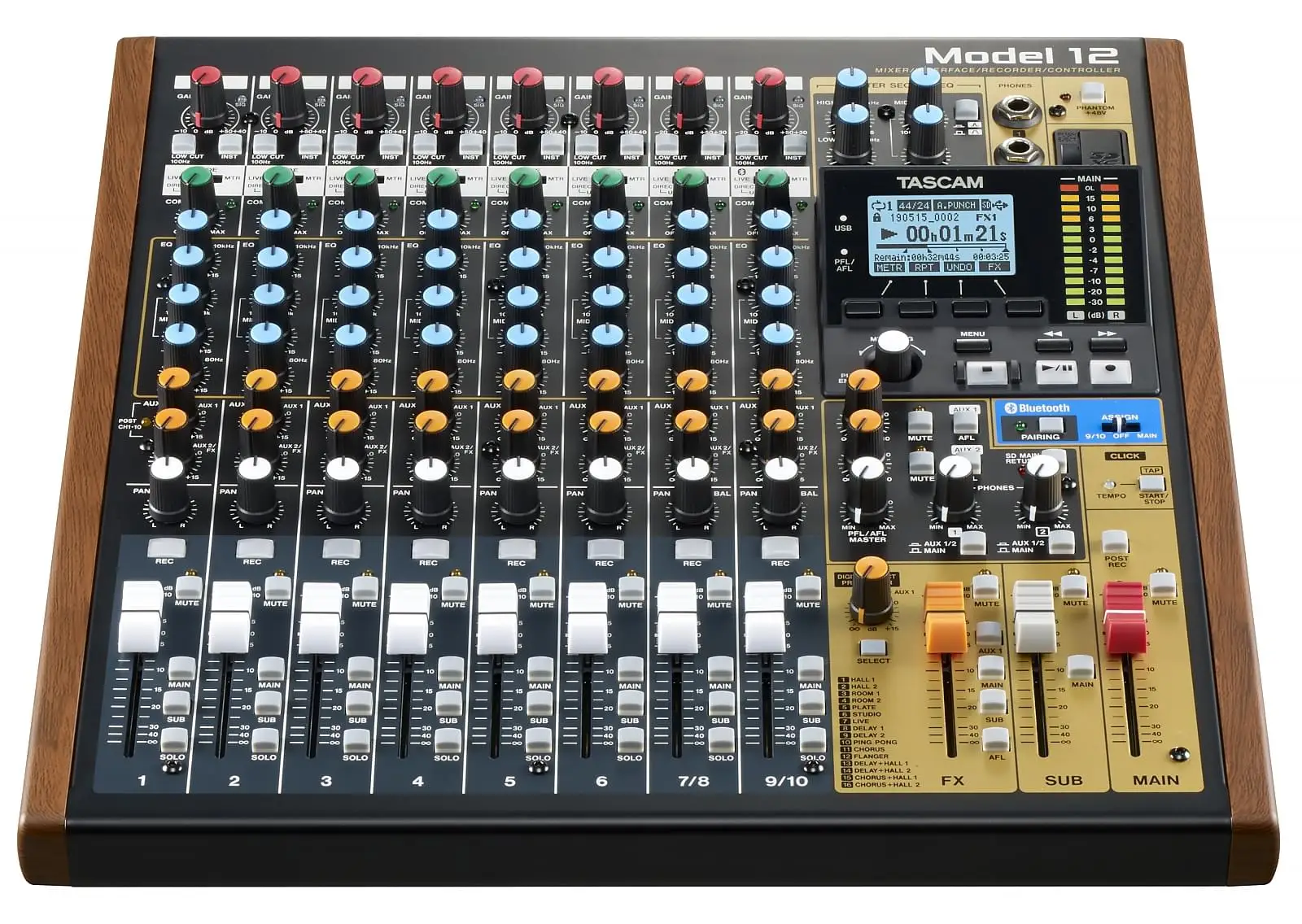 

HOTTEST DEAL!! TASCAM Model 12 Mixer / Interface / Recorder / Controller