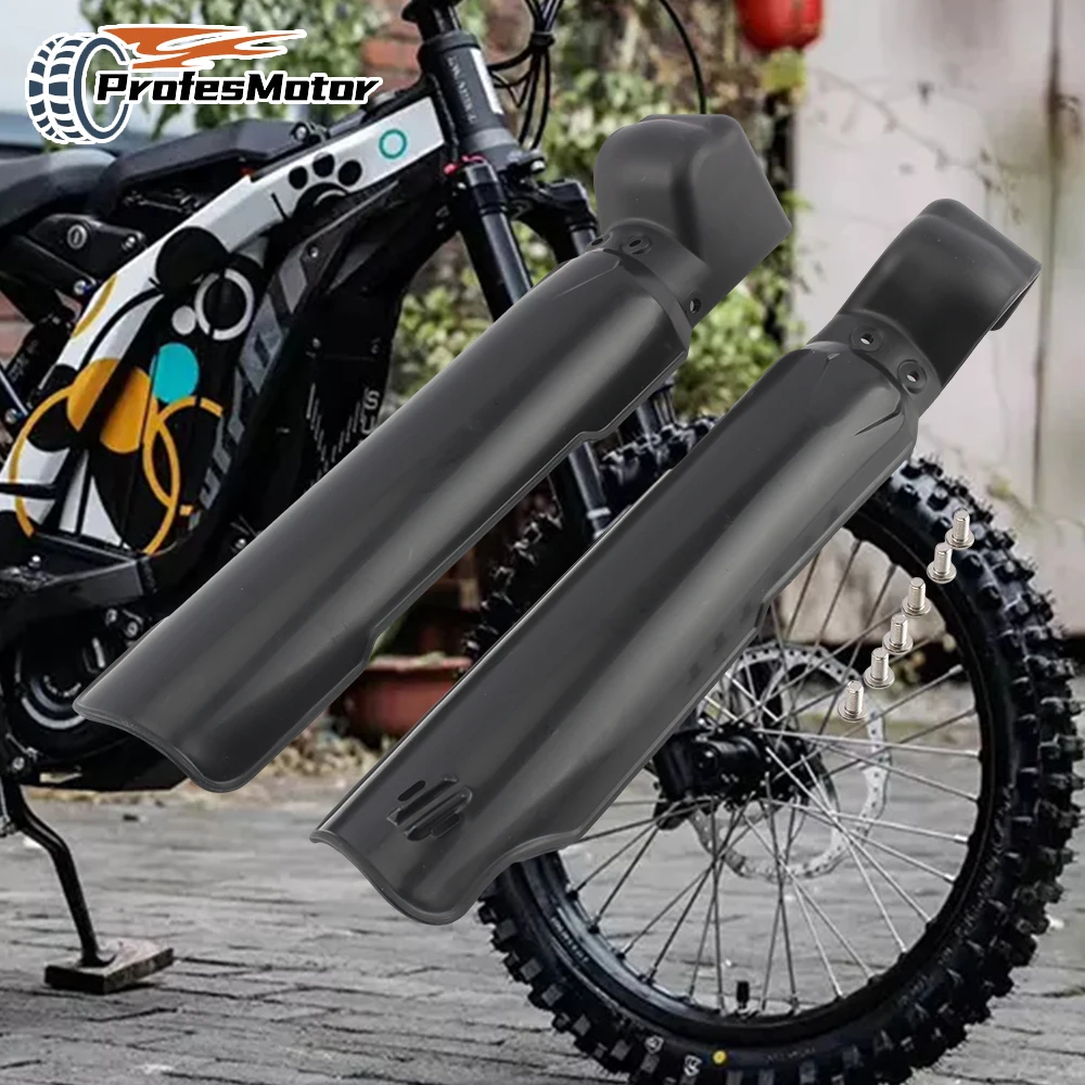 Купи For Sur-Ron Surron Light Bee X S Front Fork Guard Shock Absorber Cover Protection Electric Vehicle Motocross Dirt Bike Mini Moto за 1,375 рублей в магазине AliExpress