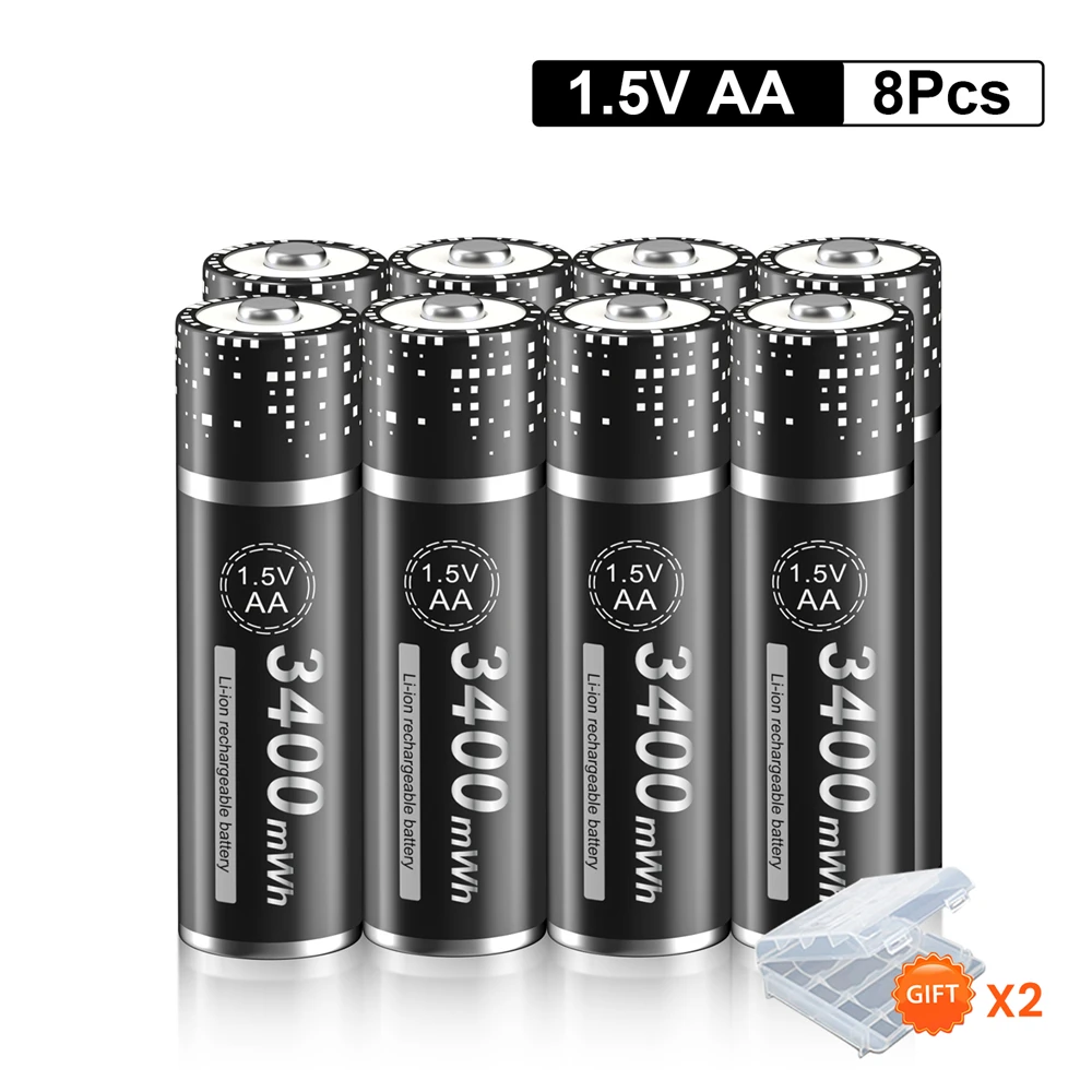 Aa Lithium Battery 1.5 Volt Aa 2a Batteries For Toys Camera Flashlight