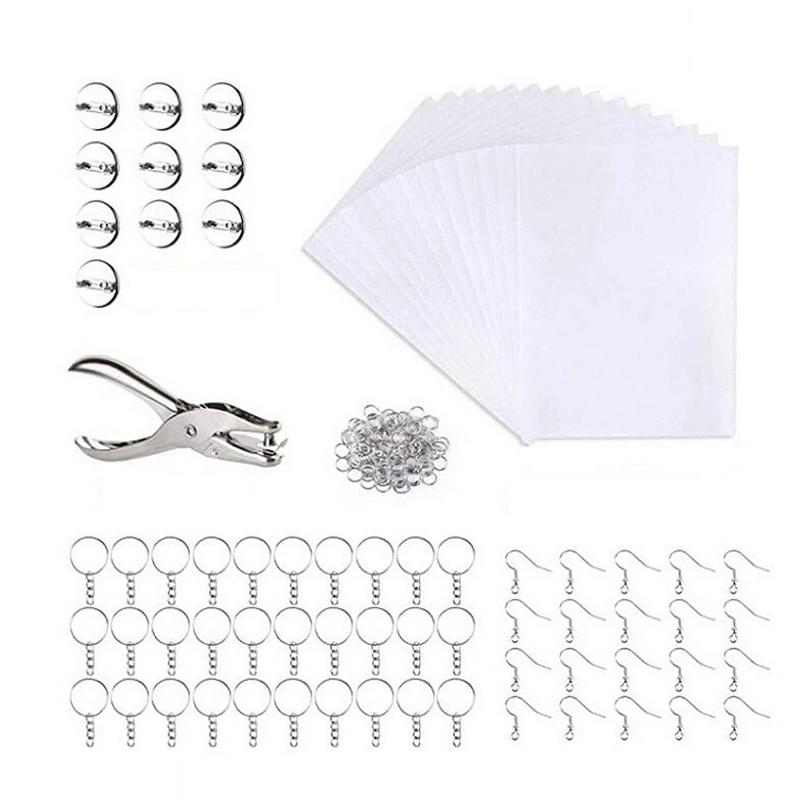 DIY Shrink Art Kit - 181шт Пустых термоусадочных пластиковых листов для изготовления поделок