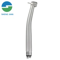 sj dent led high speed three water spray push buttonturbine ceramic bearing standardtorque head air handpiece dentist material