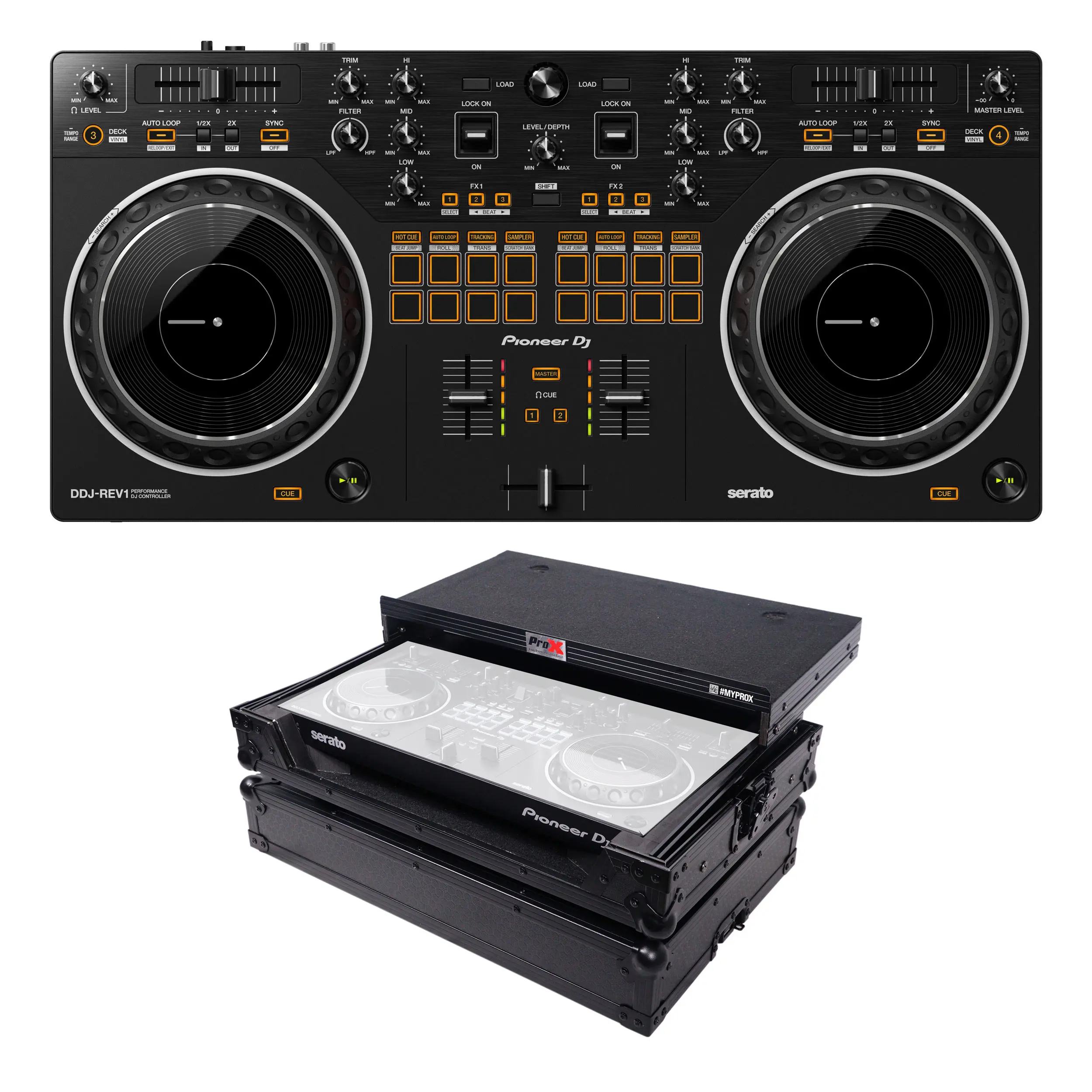 

Pioneer DJ DDJ-REV1 контроллер для Serato DJ