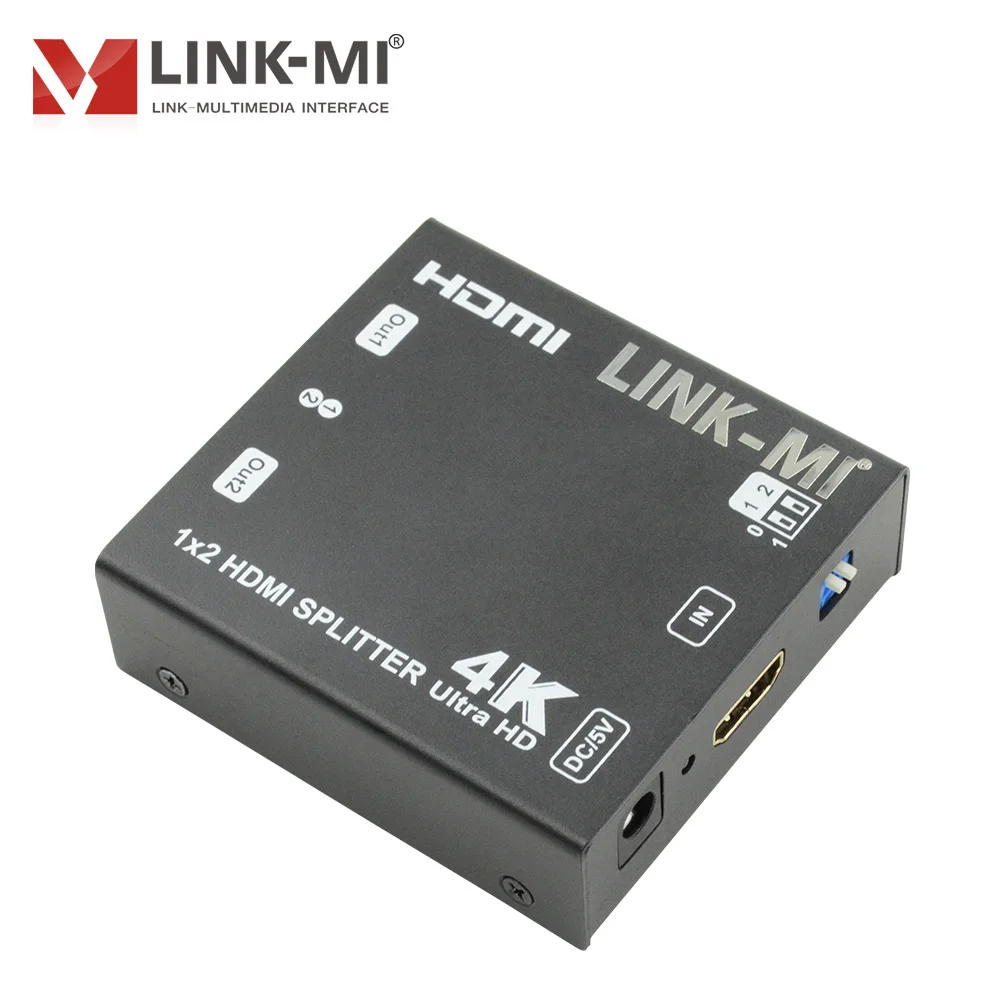 Фото Двойной разветвитель HDMI 1x2, поддержка 4K60Hz YUV 4:2:0 HDCP EDID 15m HDMI 2,0 1 в 2 out UHD видео разветвитель №5