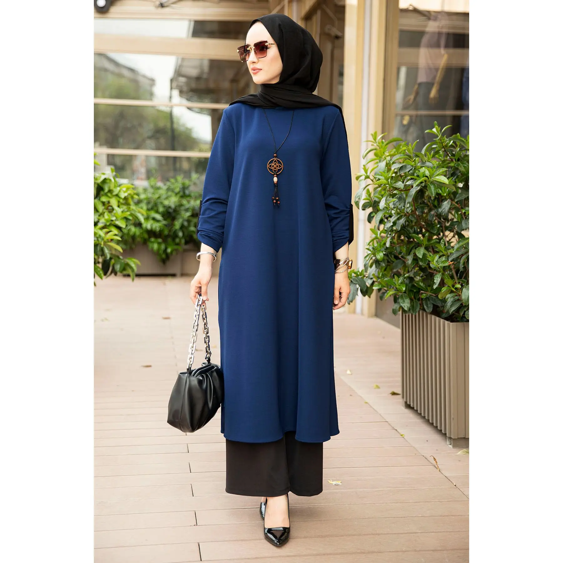 

Magnolia 3 Piece Set Aid Mubarek Two-pieces Muslim Sets Abaya Turkey Hijab Dress Caftan Kaftans Islam Clothing Abayas For Women