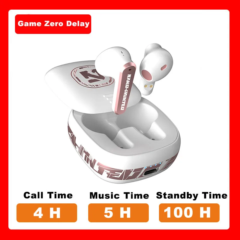 

TS300 Touch Control TWS Wireless Earbud Blue Tooth Earphones In Ear ENC Game Sport Music HiFi Stereo Waterproof Headset with Mic