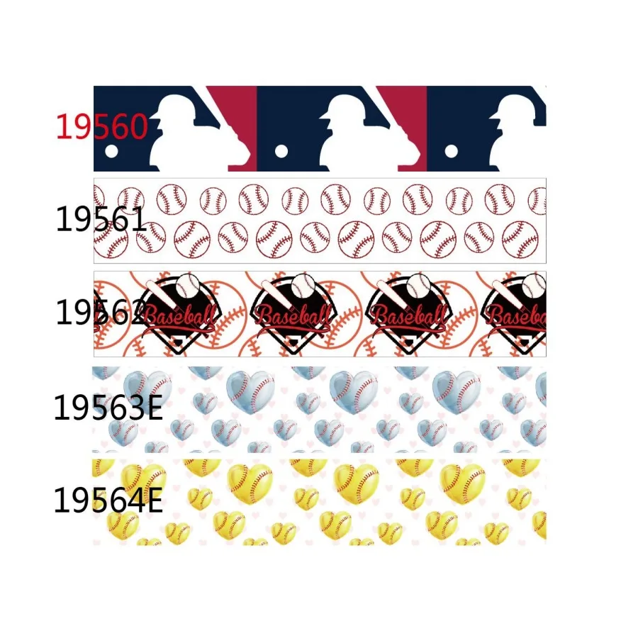 

10Y Basketball Pattern Printed Grosgrain Ribbon for Sports Sewing Accessories Hairbow Decorations