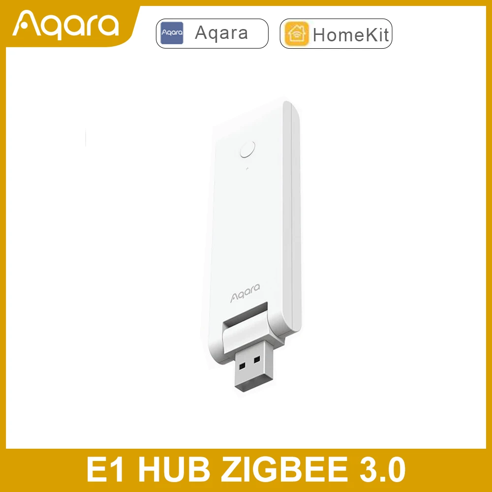 

New Aqara E1 Hub Zigbee 3.0 USB Smart Mini Gateway USB Wireless Connect APP Remote Control Support IFTTT Mijia Mi Home Homekit