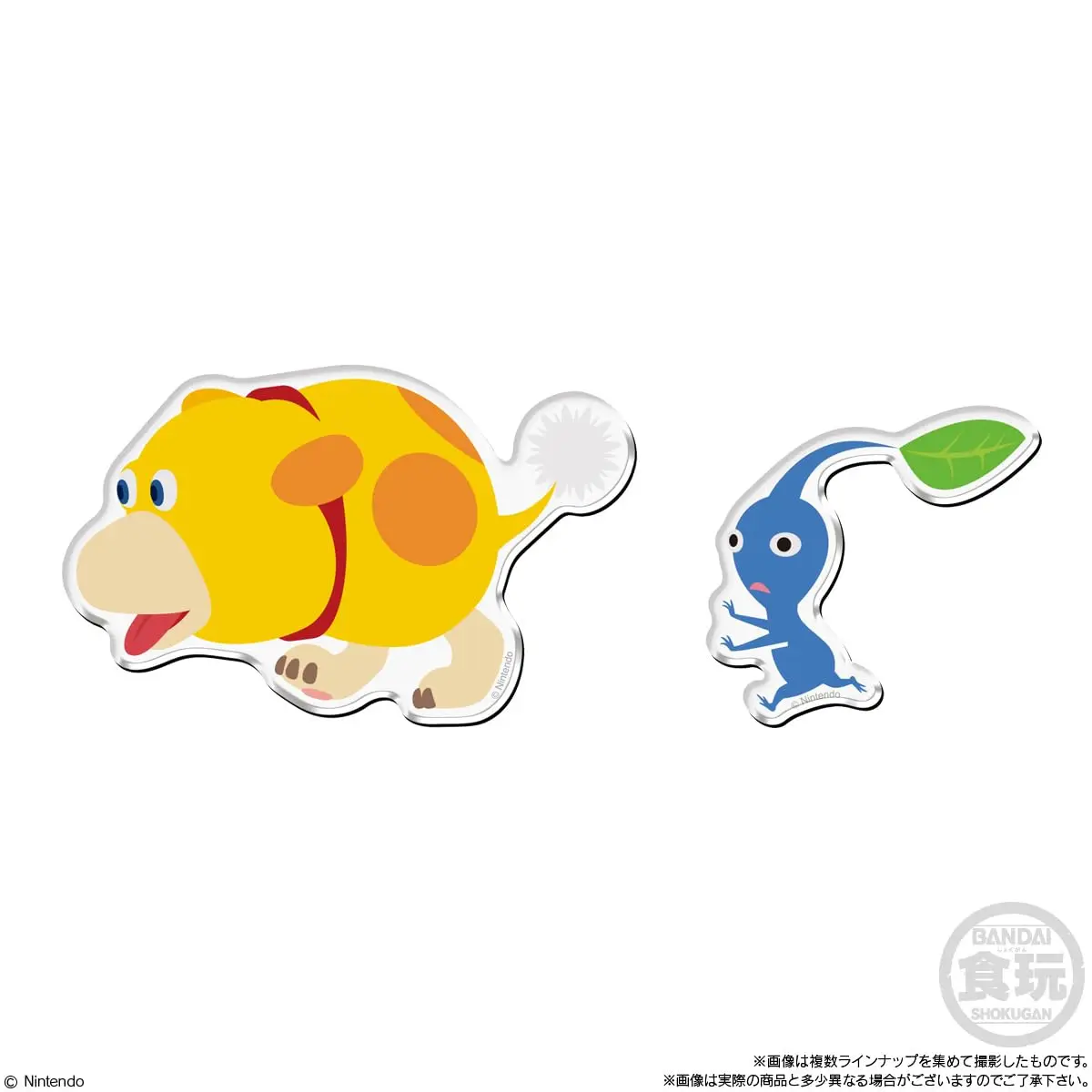 BANDAI [перепродажа] Магниты с персонажами Pikmin (14 штук) игрушки-конфеты жевательная