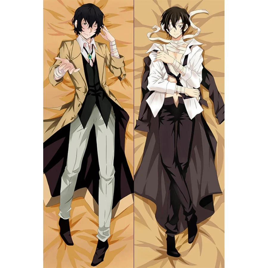 Дакимакура аниме Великий из бродячих псов - Осаму Дазай | наволочка