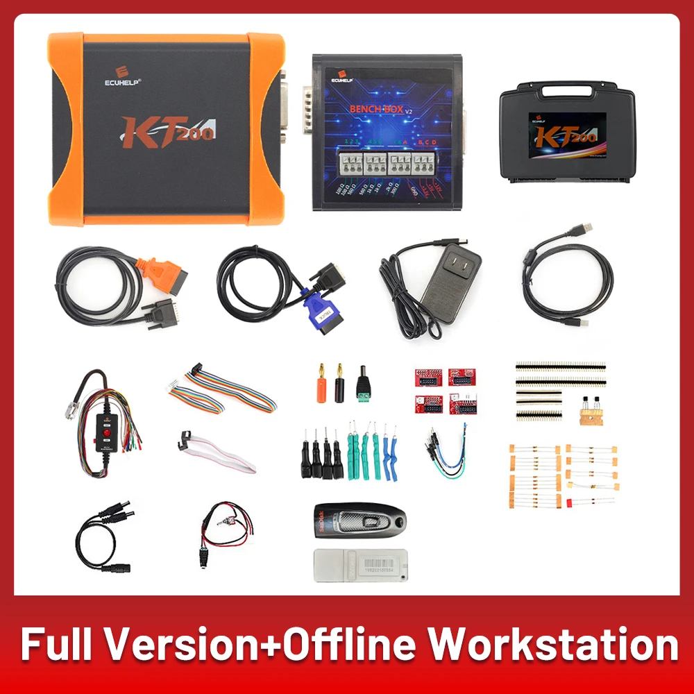 

KT200 TCU ECU programmer KT200 with Offline Workstation Support OBD/BENCH/BOOT/BDM/JTAG Multiple Protocols Full Version