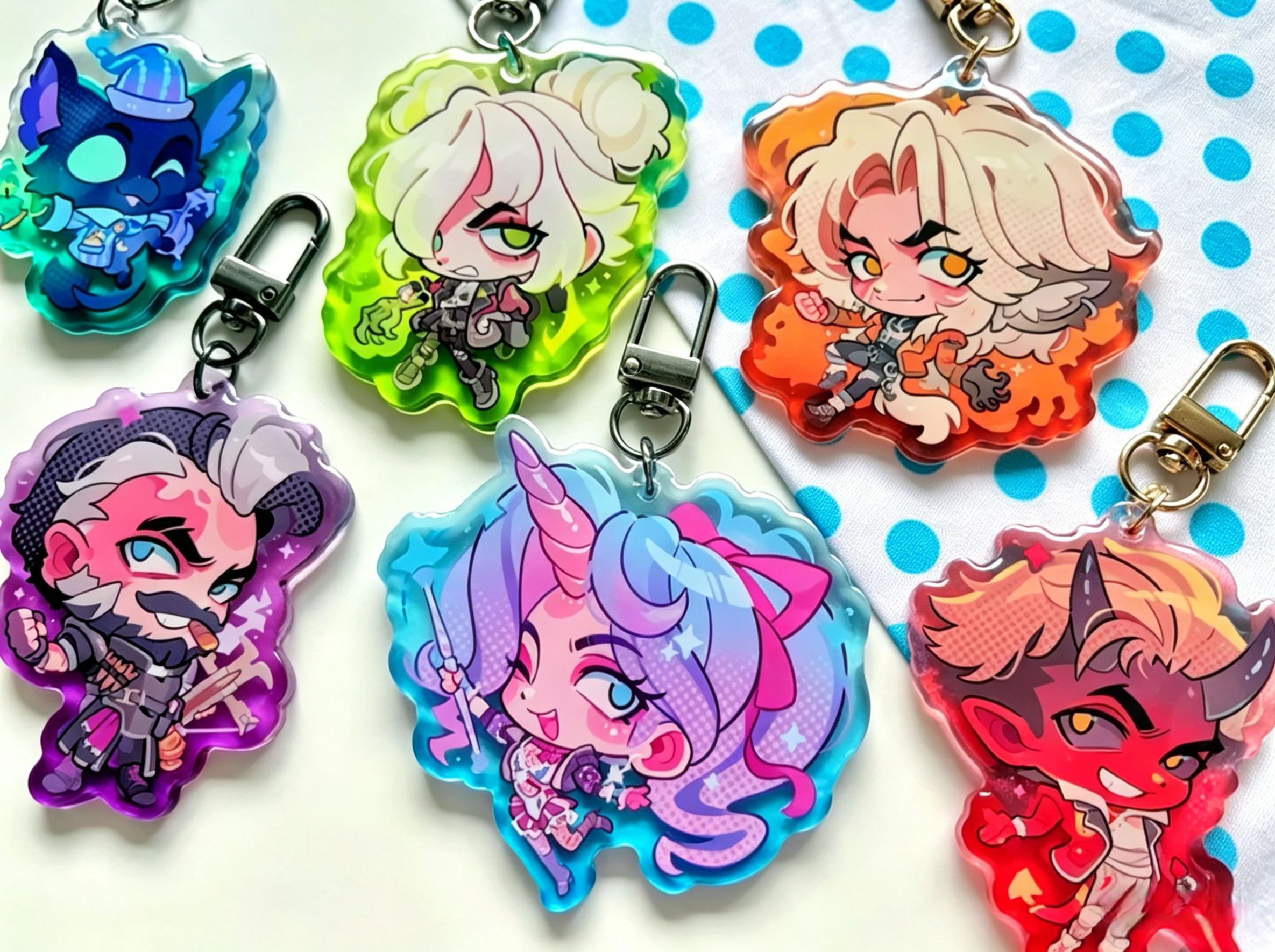 Фото Брелоки Deadlock Charms (wave 3) Rem Graves Silvery Venator Celeste Apollo №3