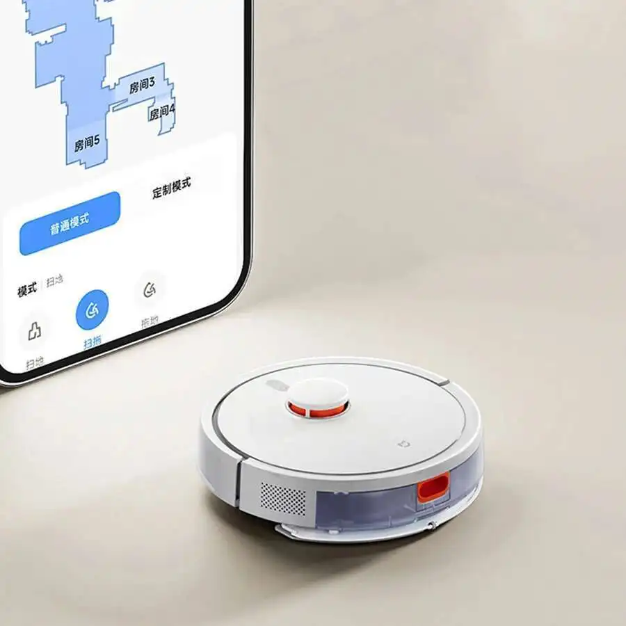 XIAOMI MIJIA Robot Vacuum Cleaners 3C Plus Enhanced Edition Pro C103 5000PA Suction Sweeping Washing Mop APP Smart Planned