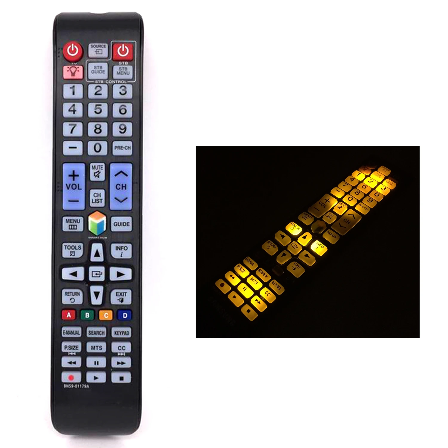 Новый телефон с дистанционным управлением для Samsung Smart TV H6350 H6300 Series-Кнопка с подсветкой