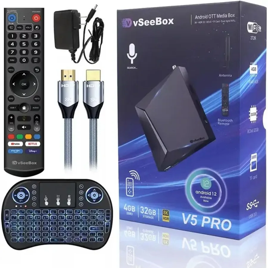 ГОРЯЧИЕ ПРОДАЖИ системы VSEEBOX V5 PRO Android 12 скидка покупка 5 получите 2 бесплатно