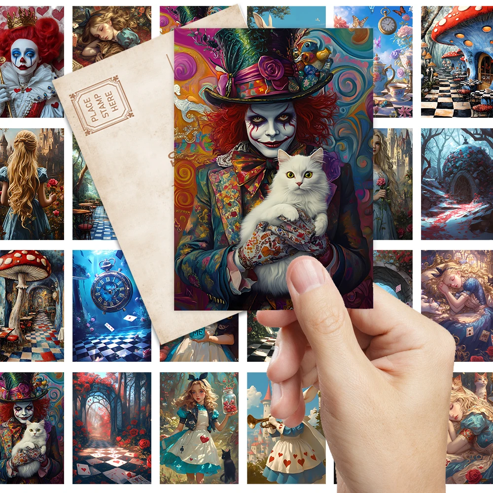 

Коллекционные открытки «Алиса В Стране Чудес» с Джокером