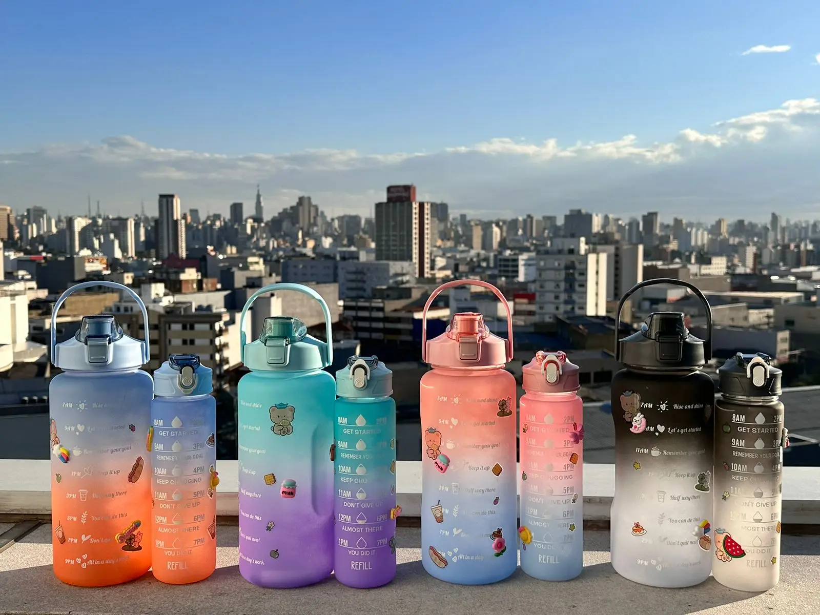 

Water Bottles Kit-2 Pieces-2Lt and 900ml