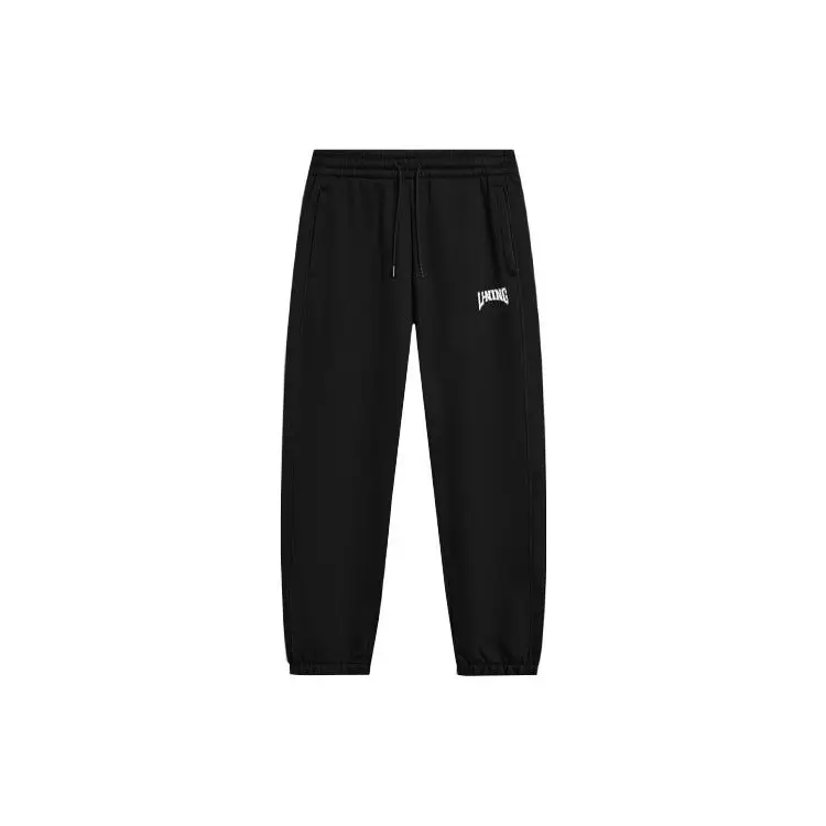 Серия Li Ning Sports Lifestyle с буквенным принтом и логотипом флисовые свободные