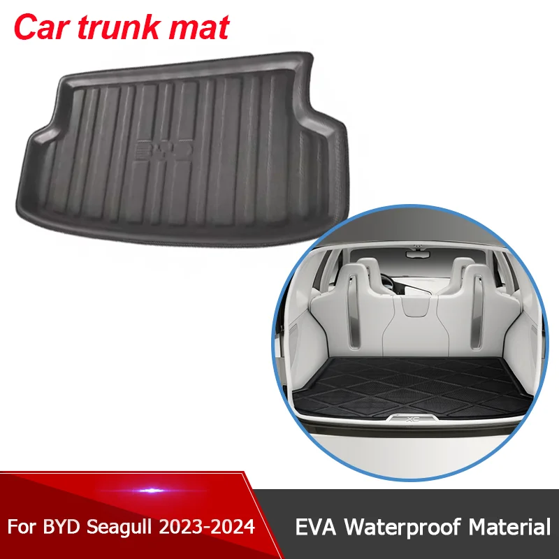 Для BYD Dolphin Mini Seagull 2023 2024 2025 автомобильный коврик для багажника водонепроницаемый