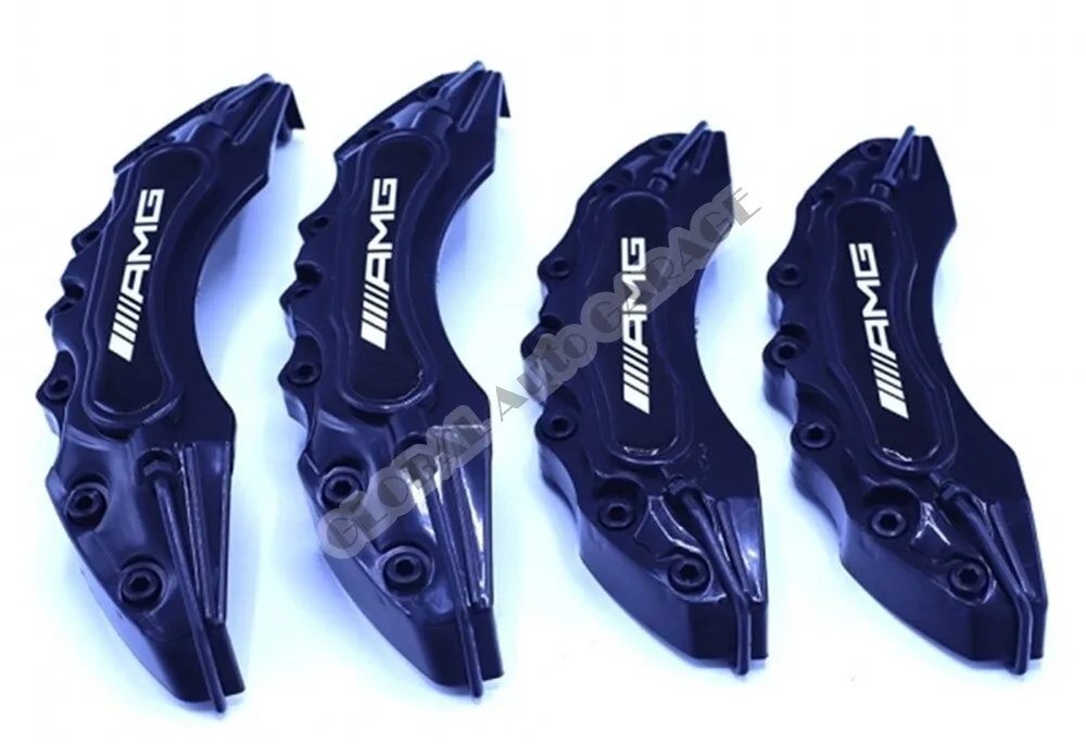 

For MERCEDES Brake Caliper cover with AMG logo Auto Universal Spoilers Car Antenna Steering Wheel 1 Set Accessories