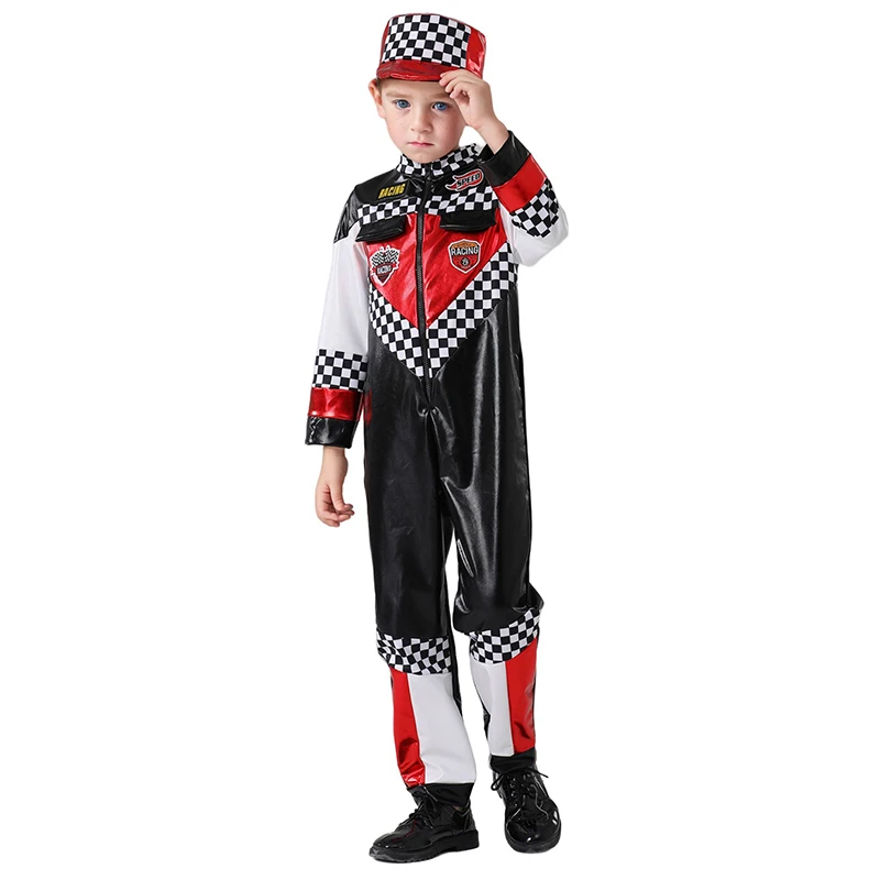 Новое поступление 2025 года нарядный костюм на Хэллоуин для мальчика водителя