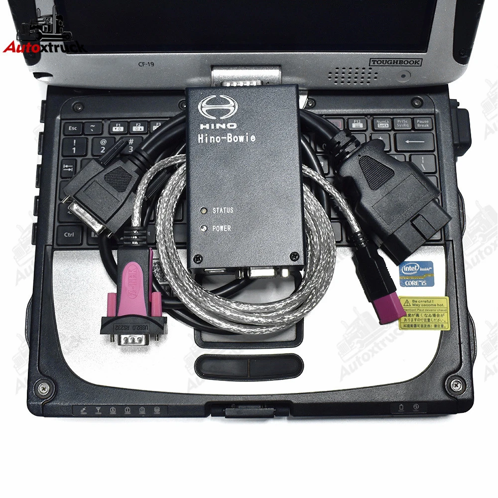 

Диагностический сканер CF19 V3.16 для грузовиков Hino DX, кабель OBD2