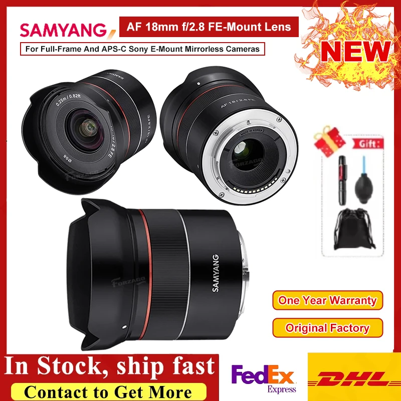 Объектив для камеры Samyang 18 мм F2.8 FE с автофокусом полноразмерный