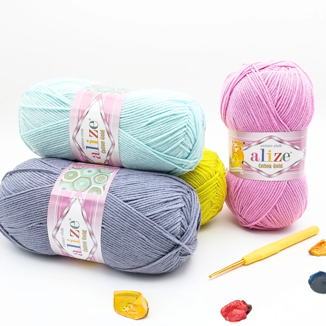 

Alize Cotton Gold Soft Yarn for Hand Knitting Crochet Thread DIY Amigurumi Baby Knitwear Scarf Blanket Shawl Sweater Cardigan