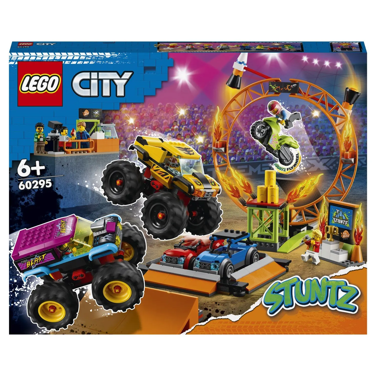 Конструктор LEGO City Арена для шоу каскадёров 60295 |