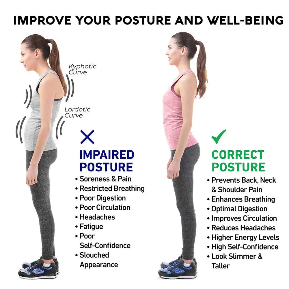 Медицинский Регулируемый Корректор осанки до ключицы корсет для верхней части