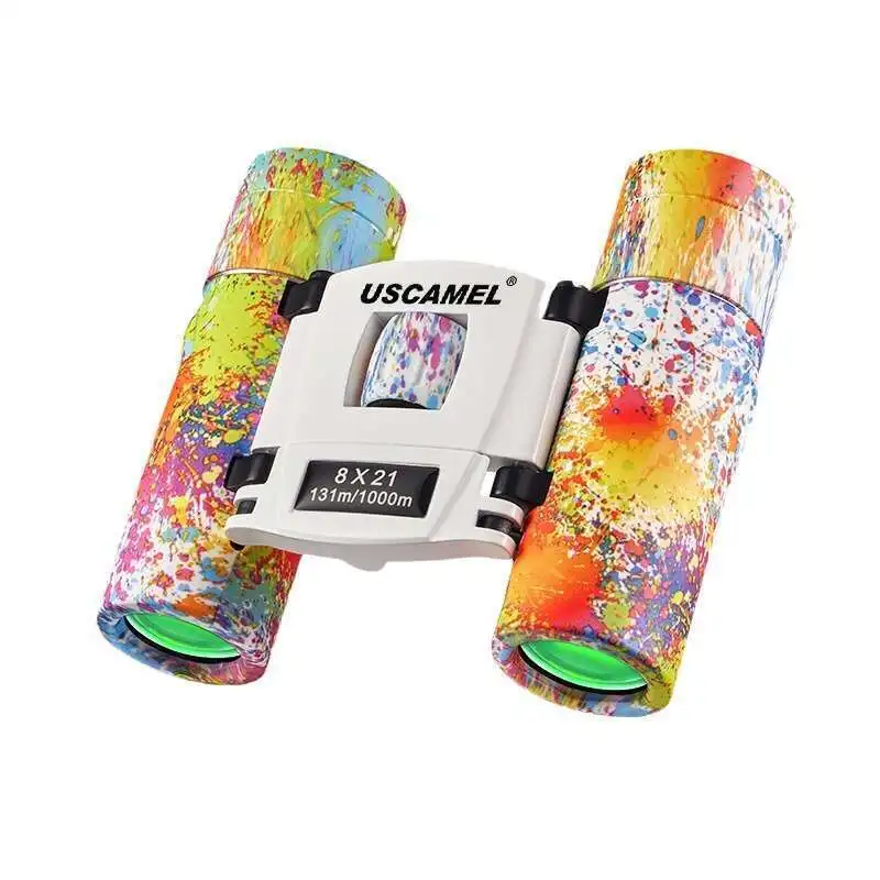 USCAMEL 8X21 Складной Портативный Камуфляжный Бинокль Для Взрослых