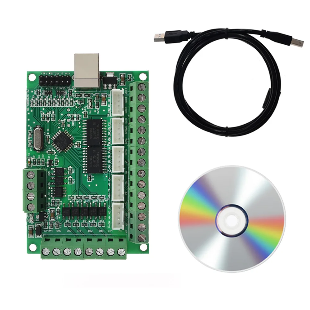 Плата драйвера USB MACH3 V2.1 100 кГц плата прерывания CNC 5-осевой интерфейс контроллер