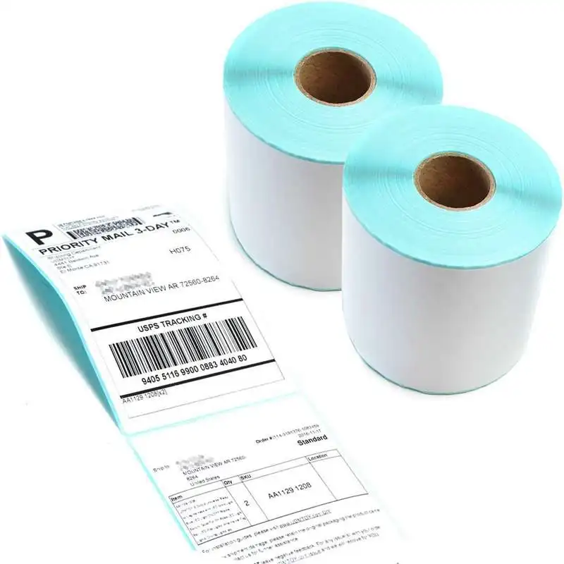 Термоэтикетки самоклеящиеся 120х75, 250 этикеток в рулоне, Эко, втулка 40мм