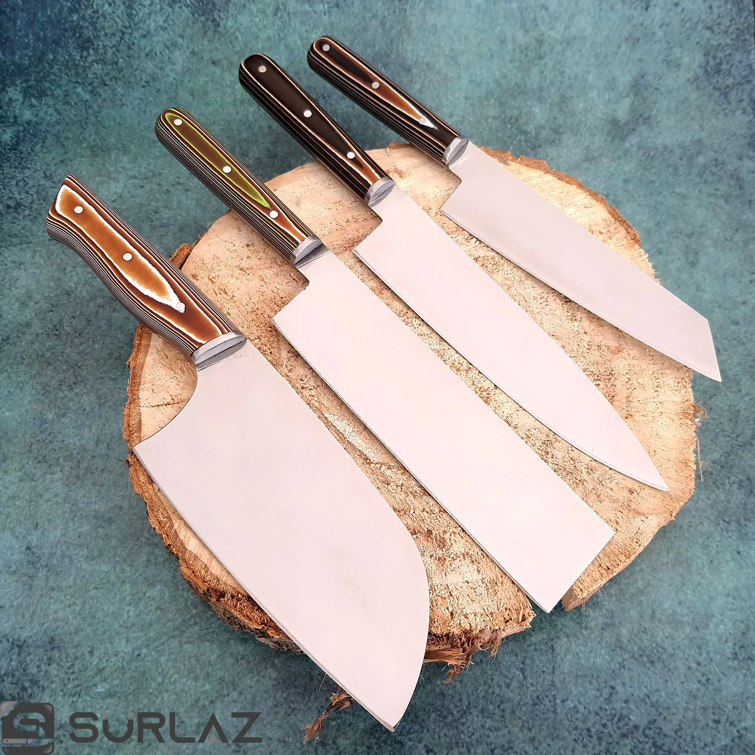 

Kitchen Knife Set Chef Knives Meat Cleaver Stainless Steel Cooking Cutter Forged Boning Knife Slicing Knife Handmade Knives