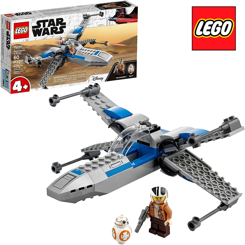 

Оригинальные LEGO Звездные войны Сопротивление X-Wing 75297 для детей Новая игрушка для детей подарки на день рождения для рождества веселый Игров...