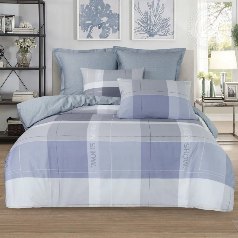 Постельное белье из сатина престиж 1 5 спальное 4 наволочки - Джастин