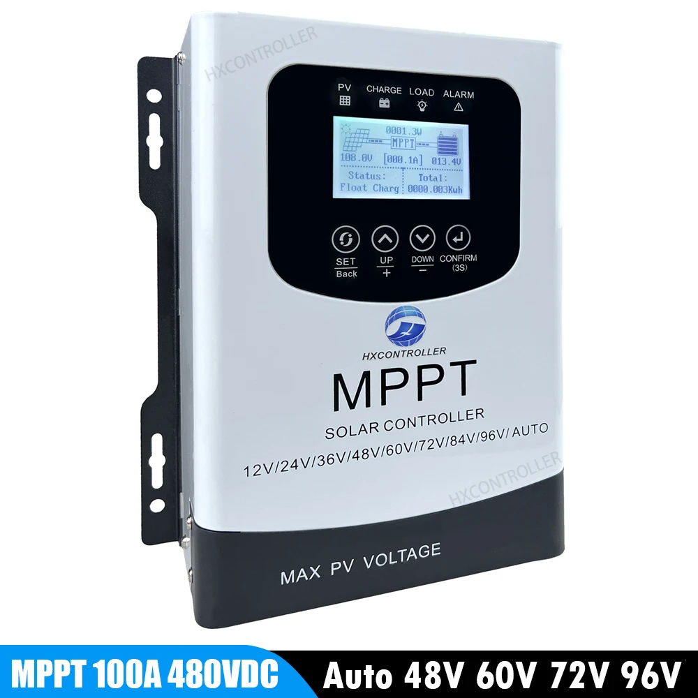 

48V 60V 72V 96V 100A MPPT Solar Charge Discharge Controller PV Regulator 480VDC For Lifepo4 Lithium GEL Battery