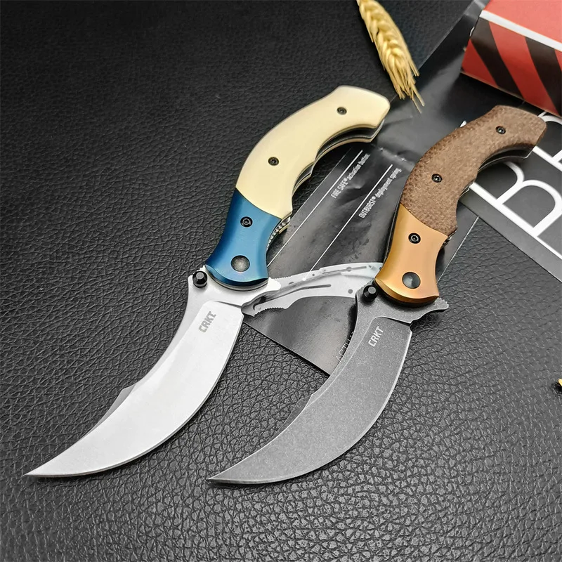 Складной нож CRKT 7465Z с вспомогательной флиппером, клинок 8cr13mov с ...