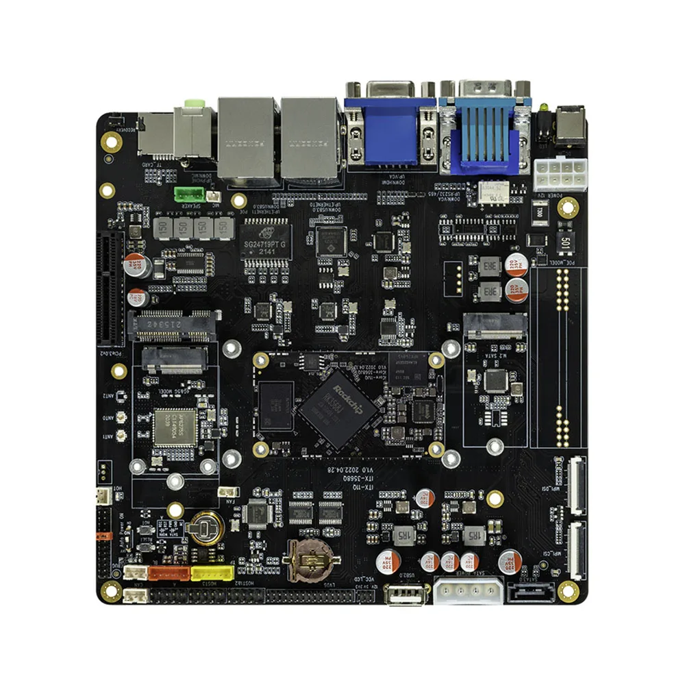 Фото Firefly ITX-3568JQ Четырехъядерная материнская плата ITX RockChip RK3568J RKNN NPU 1,0 топов 8M ISP ARM G52 2EE Поддержка Android, Ubuntu, RTLinux №3