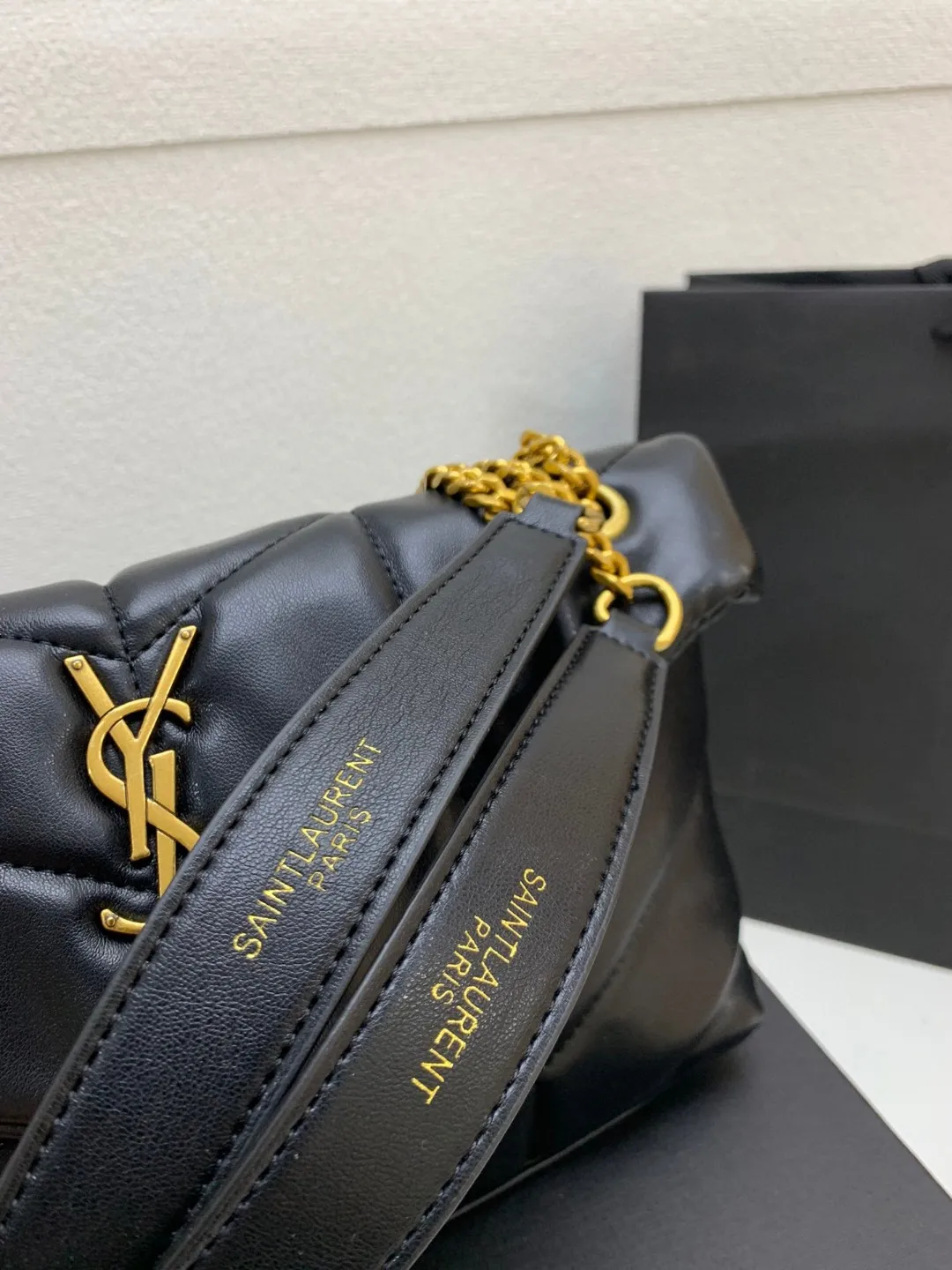 Кожаная сумка YSL 28СМ*10СМ*19СМ
