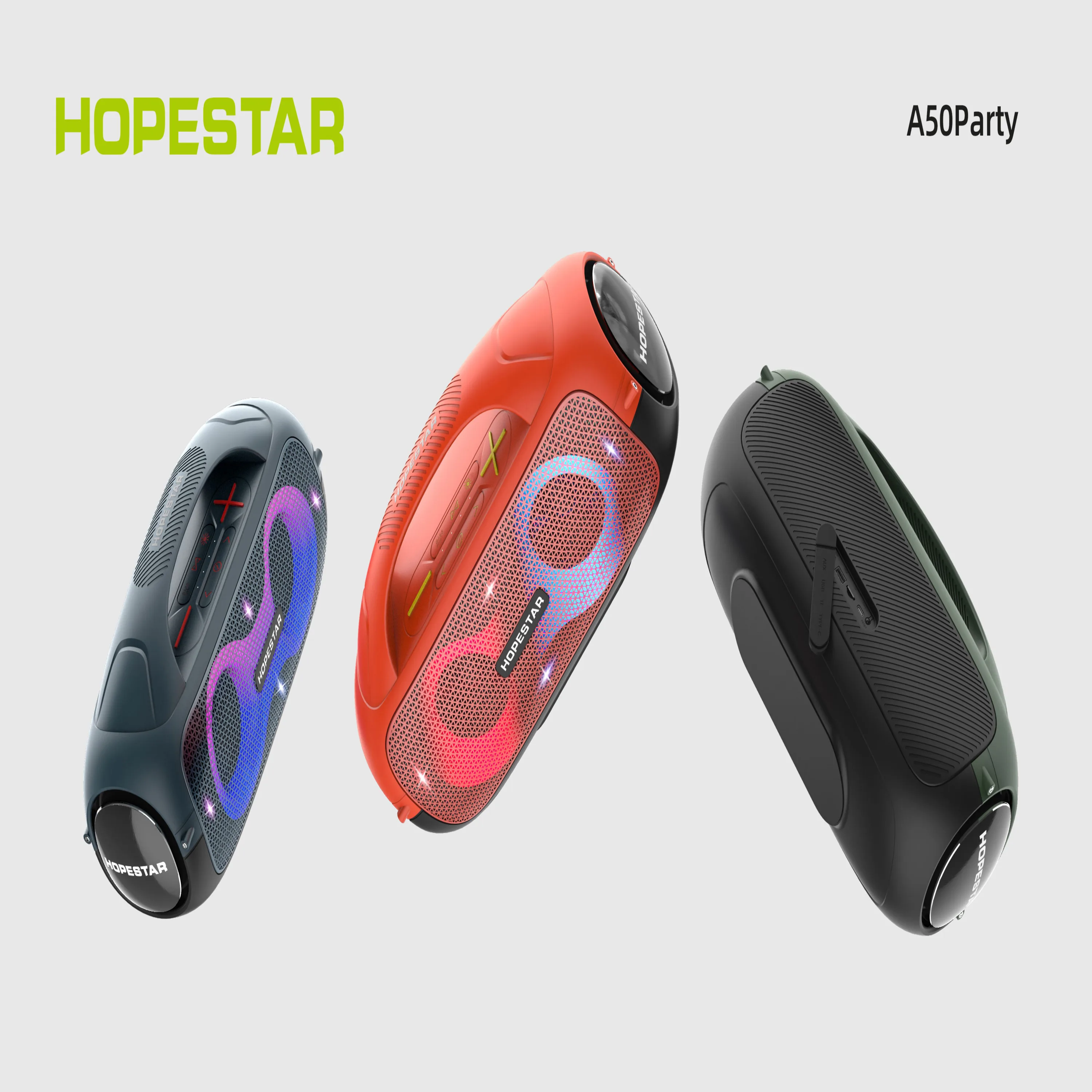 Колонка Hopestar A50 Party новинка 2022 года мощностью 80W беспроводная колонка с чистым