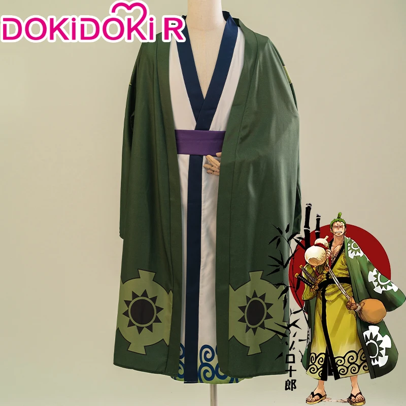 

DokiDoki аниме ророноа Зоро косплей костюм Зоро кимоно Косплей Костюм Хэллоуин
