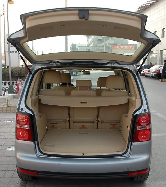 Фото Удлиненные задние амортизаторы (2 шт.) с пружинами для Volkswagen Touran 1T1/1T2 2003-2015, газовые пружины-подъемники для багажника, длина 505 мм №1