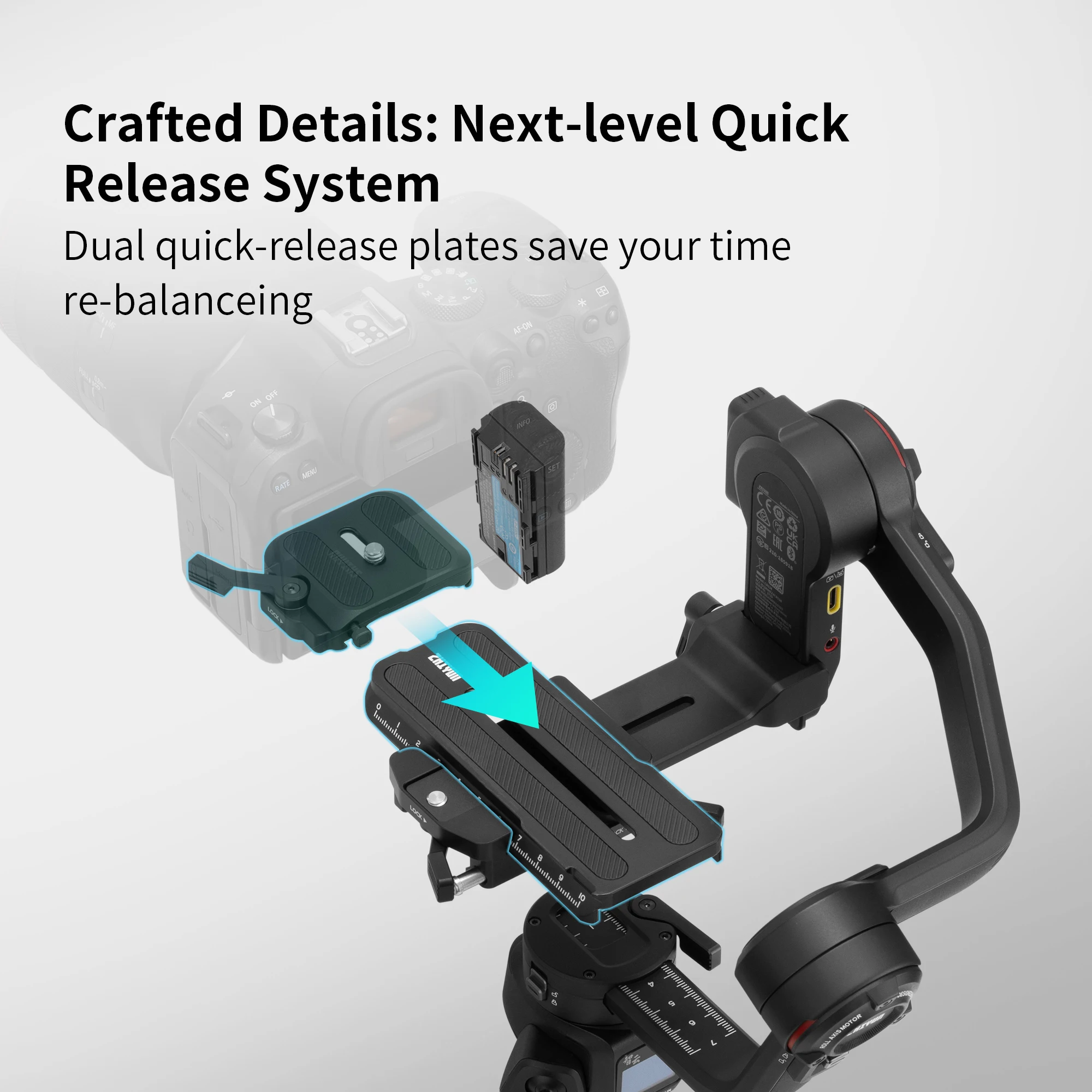 ZHIYUN Official Weebill 3【Get Free Wrist Rest】Camera Gimbal 3-Axis Handheld Stabilizer for Canon/Sony/Panasonic/Nikon VS DJI